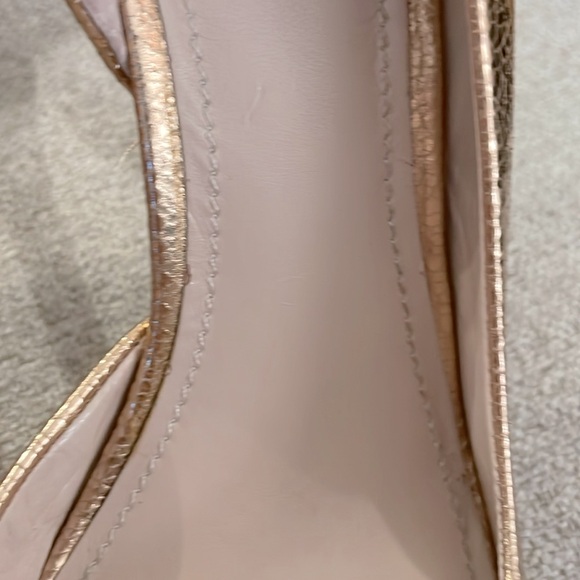 Vince Camuto rose gold shattered metallic Halona pumps size 7.5 - Picture 13 of 15